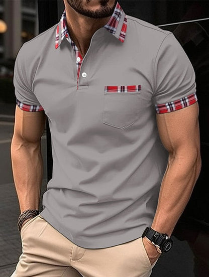 PoloFinesse - Classic men's short-sleeved polo for the summer