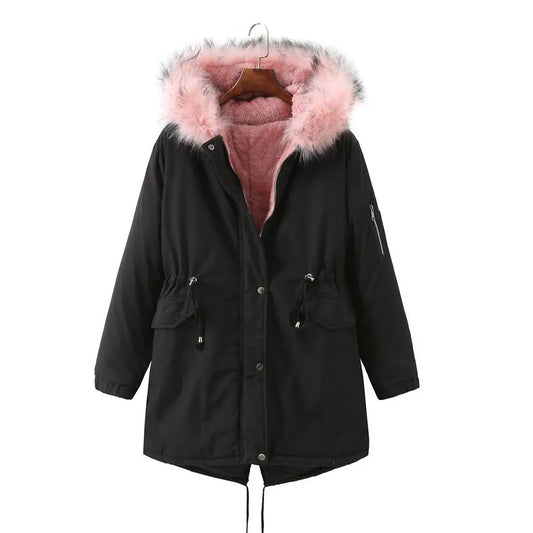 Caly - Thick, lined winter coat made of fleece