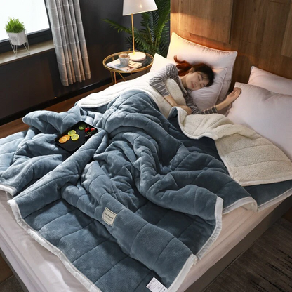 Luxurious winter blanket